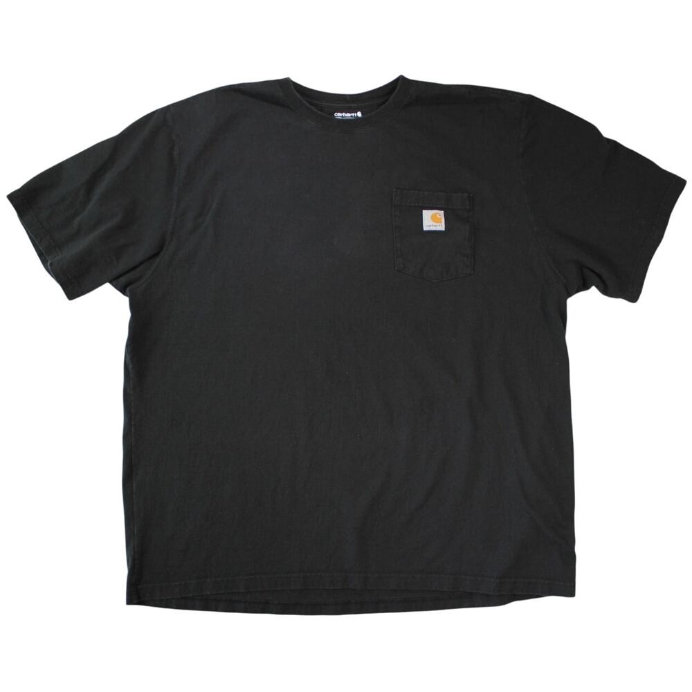 Carhartt Loose Fit Pocket T-Shirt Black 3XL Made in Honduras Workwear